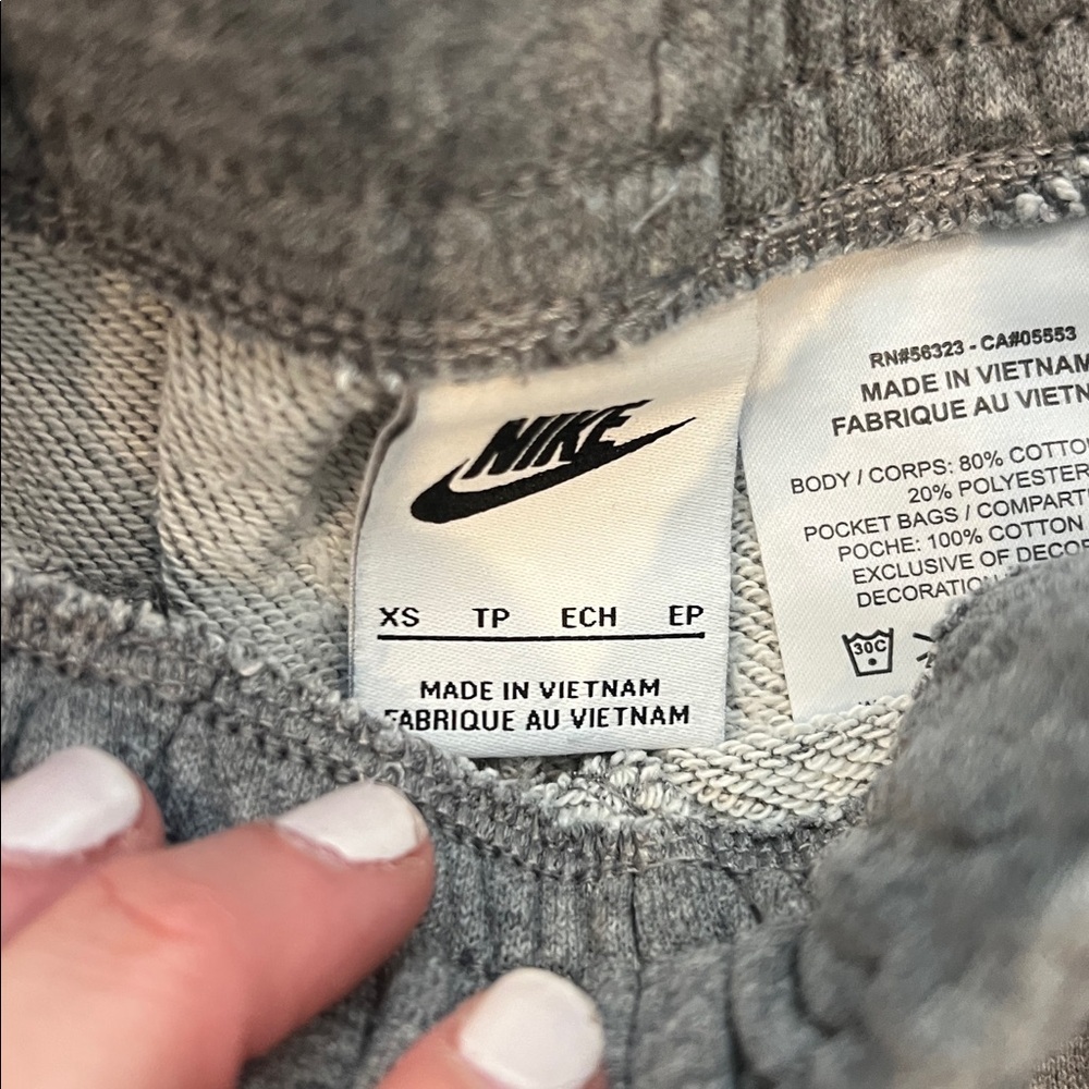 Nike Kids 2 Pack Gray and Blue Shorts - Picture 2 of 3